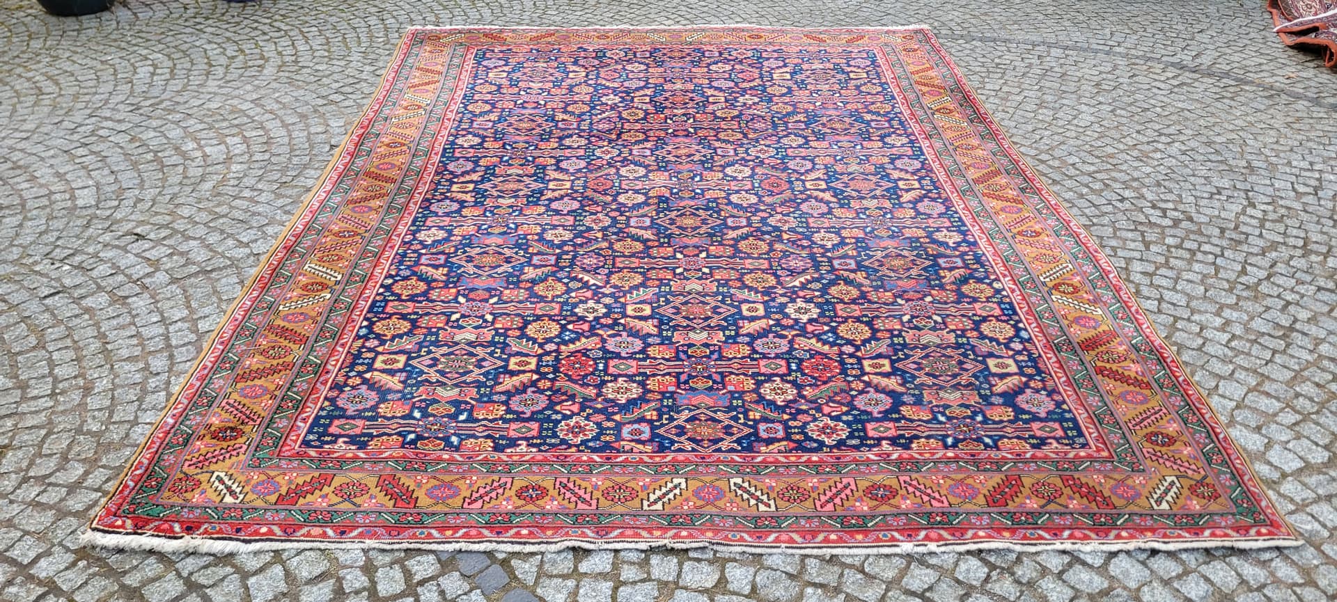 Dywan Heriz, 260x350 cm, multikolor, wełna, Iran, lata 70. - 290088