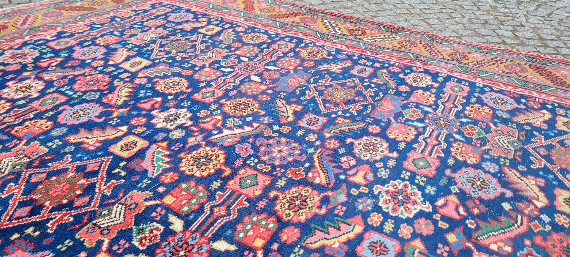 Dywan Heriz, 260x350 cm, multikolor, wełna, Iran, lata 70. - 290096