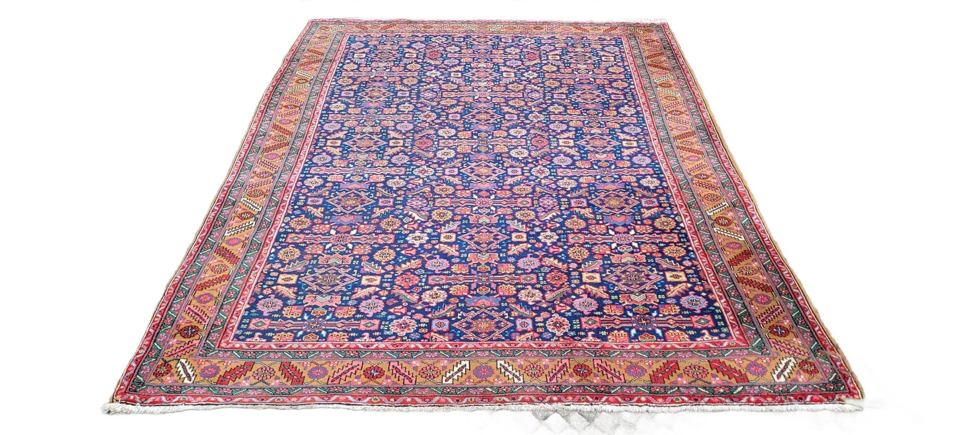 Dywan Heriz, 260x350 cm, multikolor, wełna, Iran, lata 70.