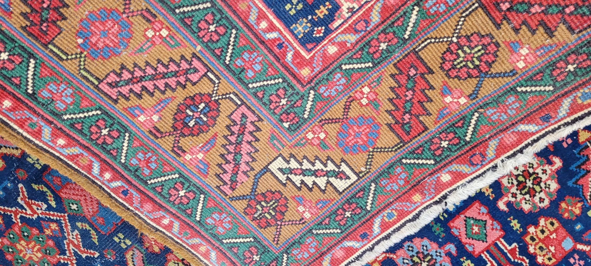 Dywan Heriz, 260x350 cm, multikolor, wełna, Iran, lata 70. - 290100