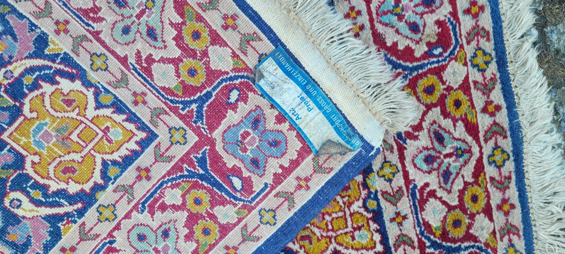 Dywan Indo Tabriz 64x100 cm, multikolor, wełna, Indie - 290136