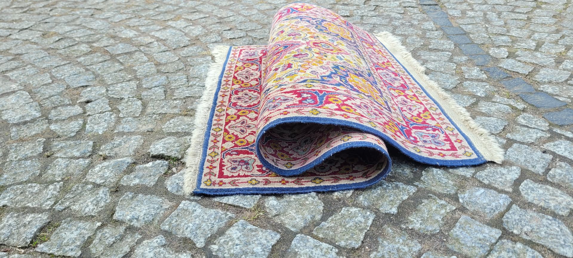 Dywan Indo Tabriz 64x100 cm, multikolor, wełna, Indie - 290130