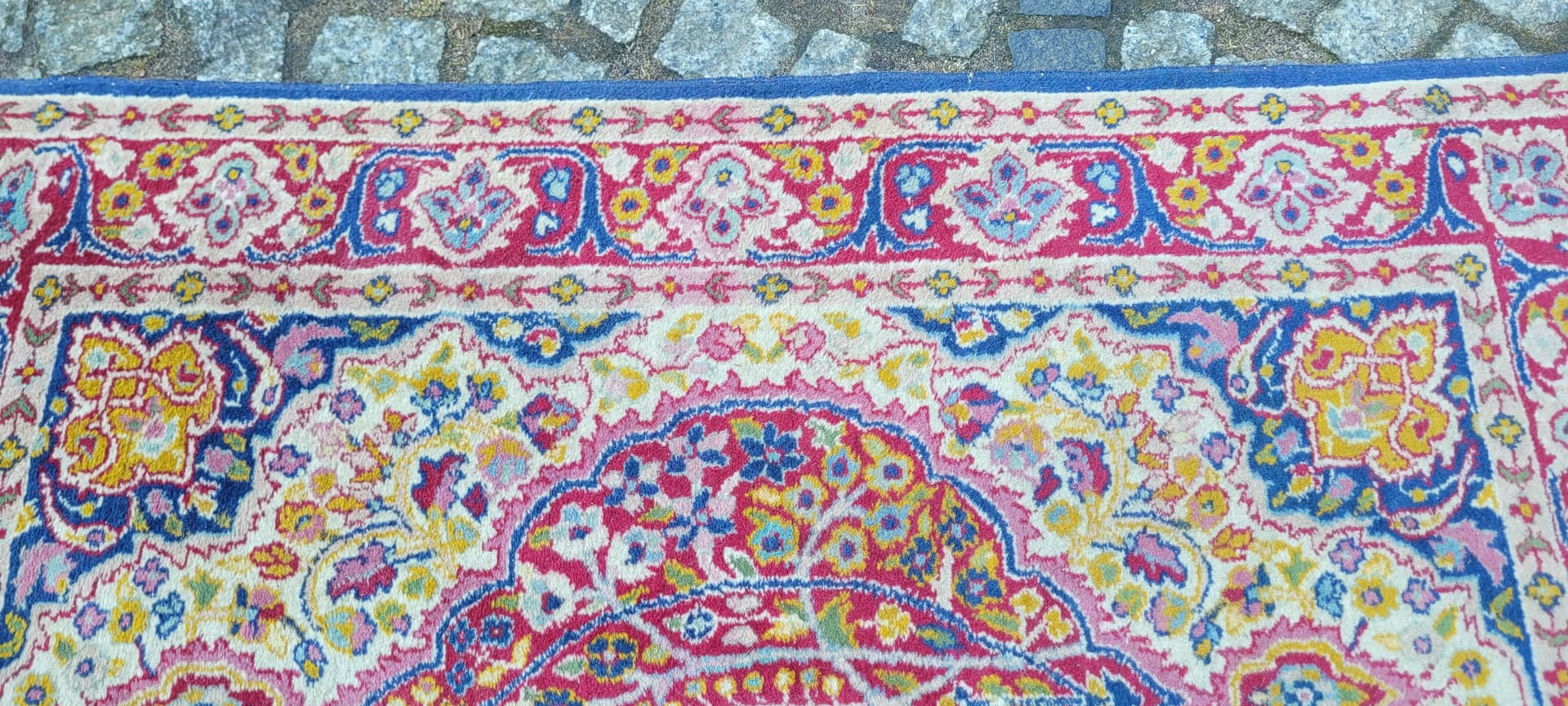 Dywan Indo Tabriz 64x100 cm, multikolor, wełna, Indie - 290141