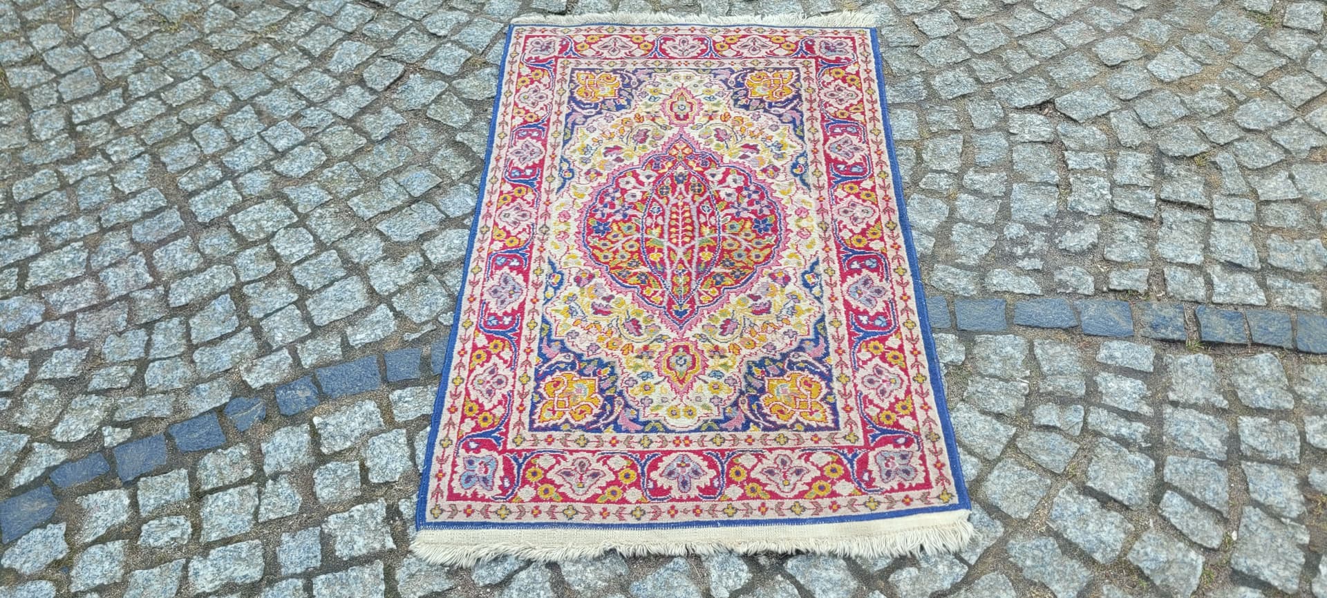 Dywan Indo Tabriz 64x100 cm, multikolor, wełna, Indie - 290140
