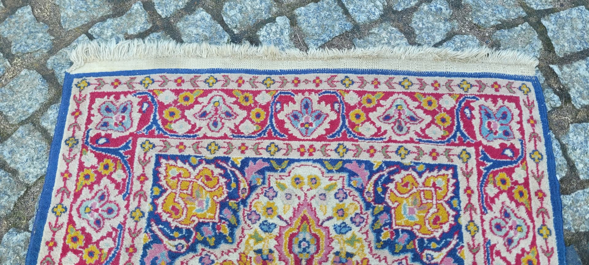 Dywan Indo Tabriz 64x100 cm, multikolor, wełna, Indie - 290138