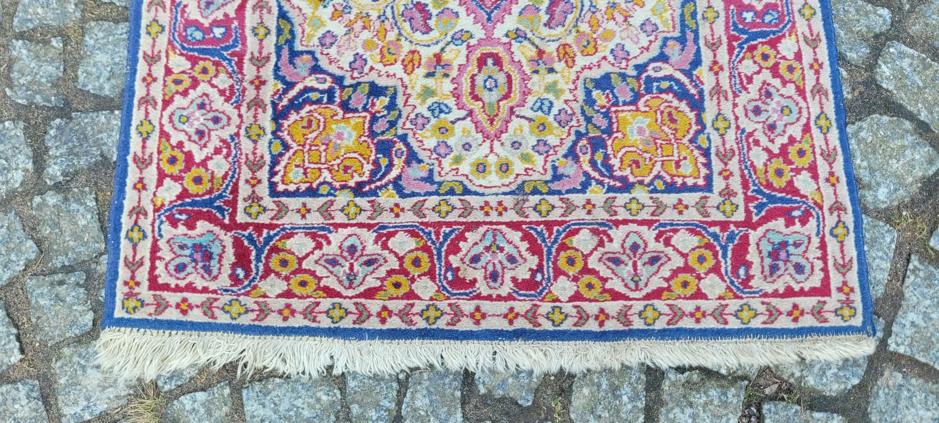 Dywan Indo Tabriz 64x100 cm, multikolor, wełna, Indie - 290137