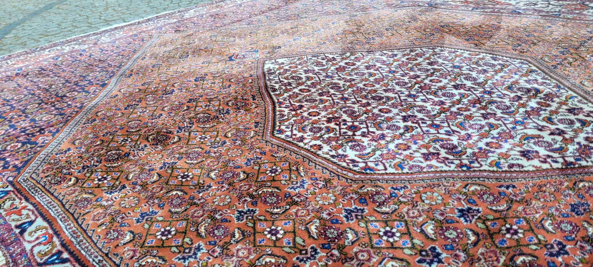 Dywan perski Bidjar Takab 205x300 cm, multikolor, wełna, Iran - 290186