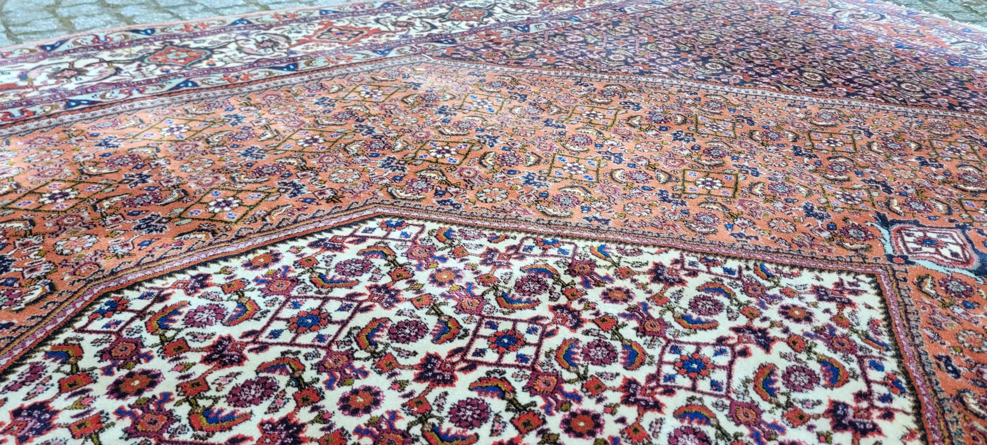 Dywan perski Bidjar Takab 205x300 cm, multikolor, wełna, Iran - 290189