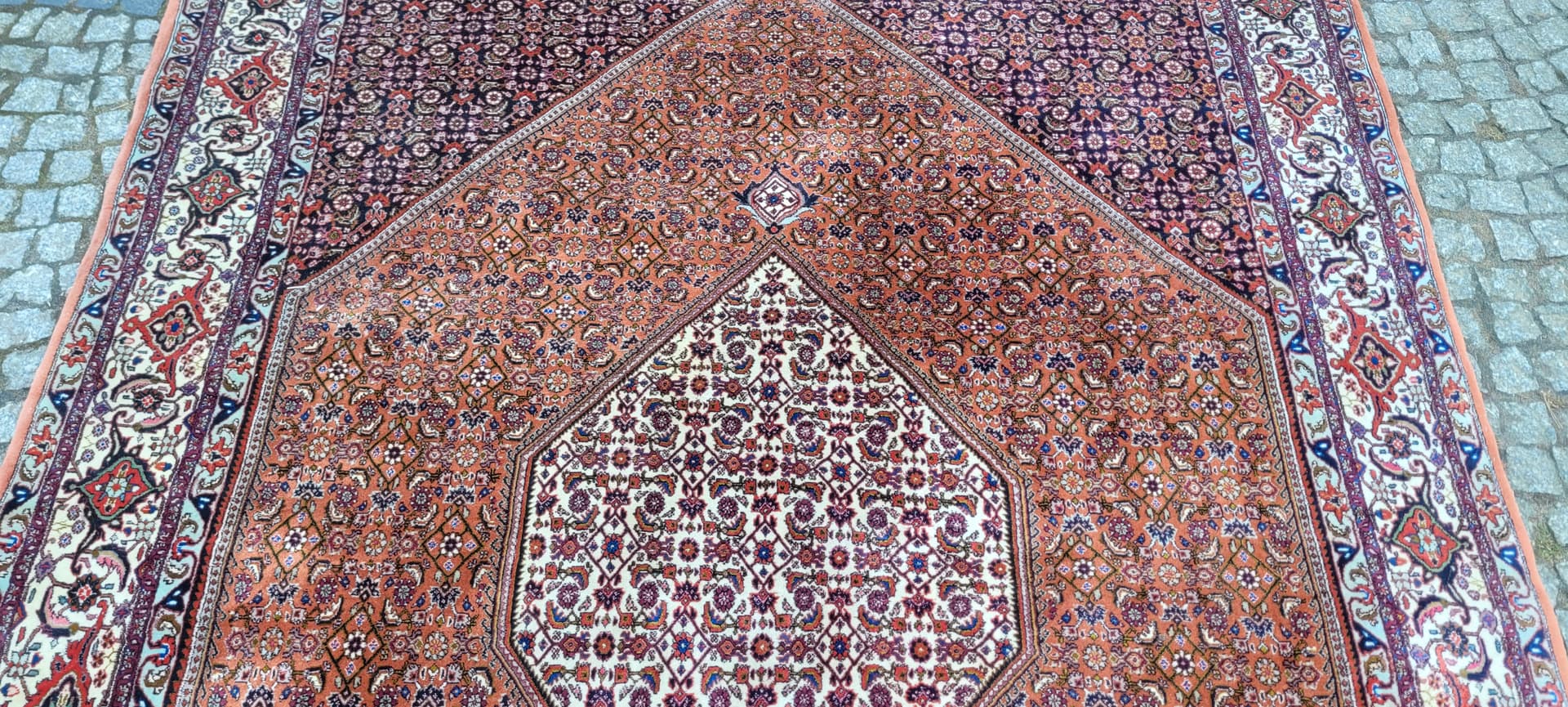 Dywan perski Bidjar Takab 205x300 cm, multikolor, wełna, Iran - 290199