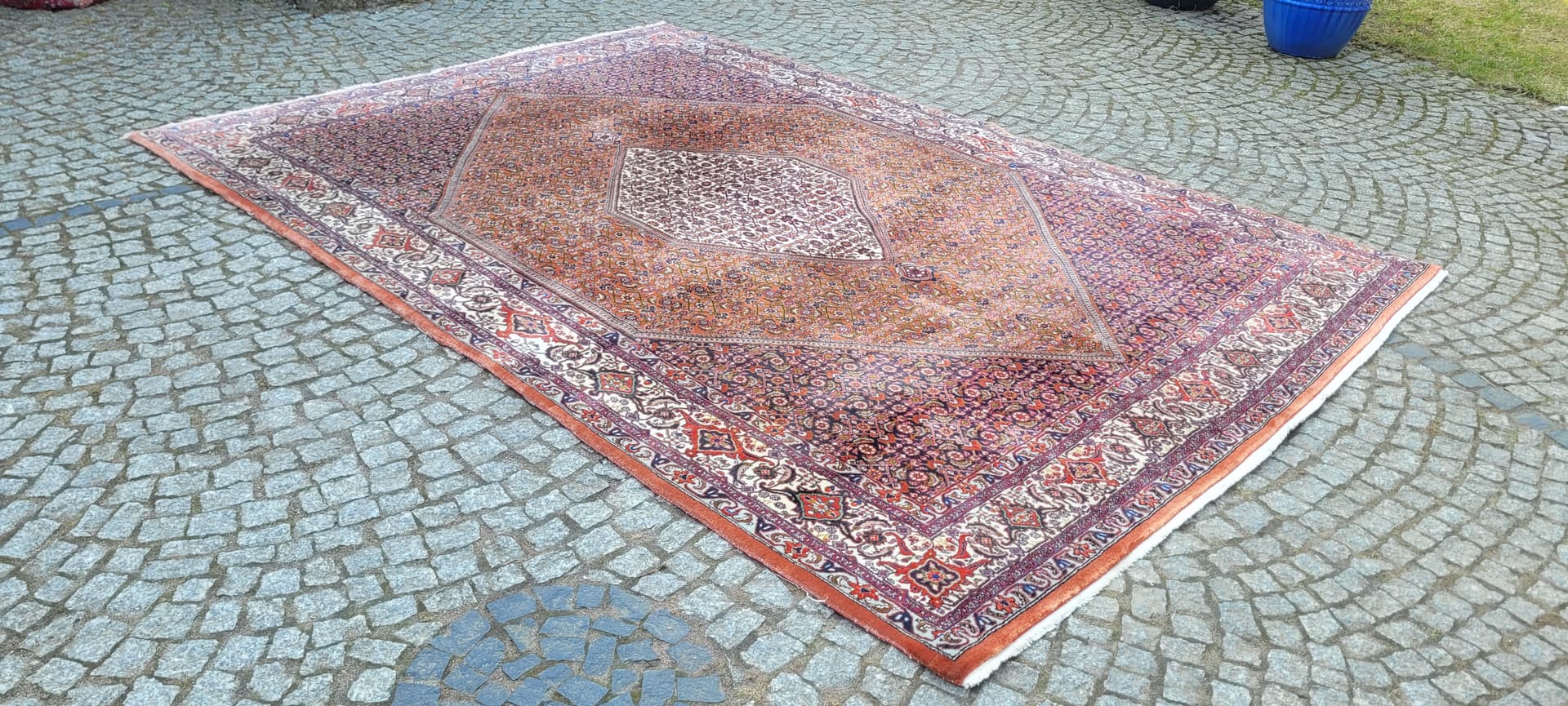 Dywan perski Bidjar Takab 205x300 cm, multikolor, wełna, Iran - 290185