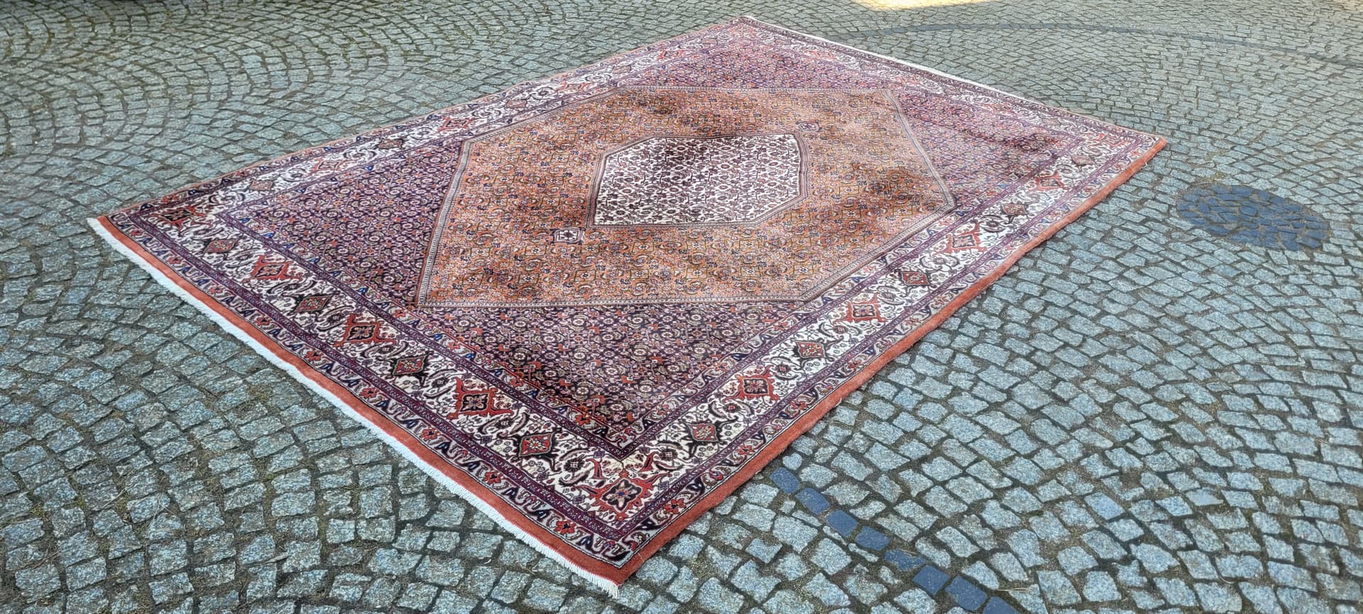 Dywan perski Bidjar Takab 205x300 cm, multikolor, wełna, Iran - 290195