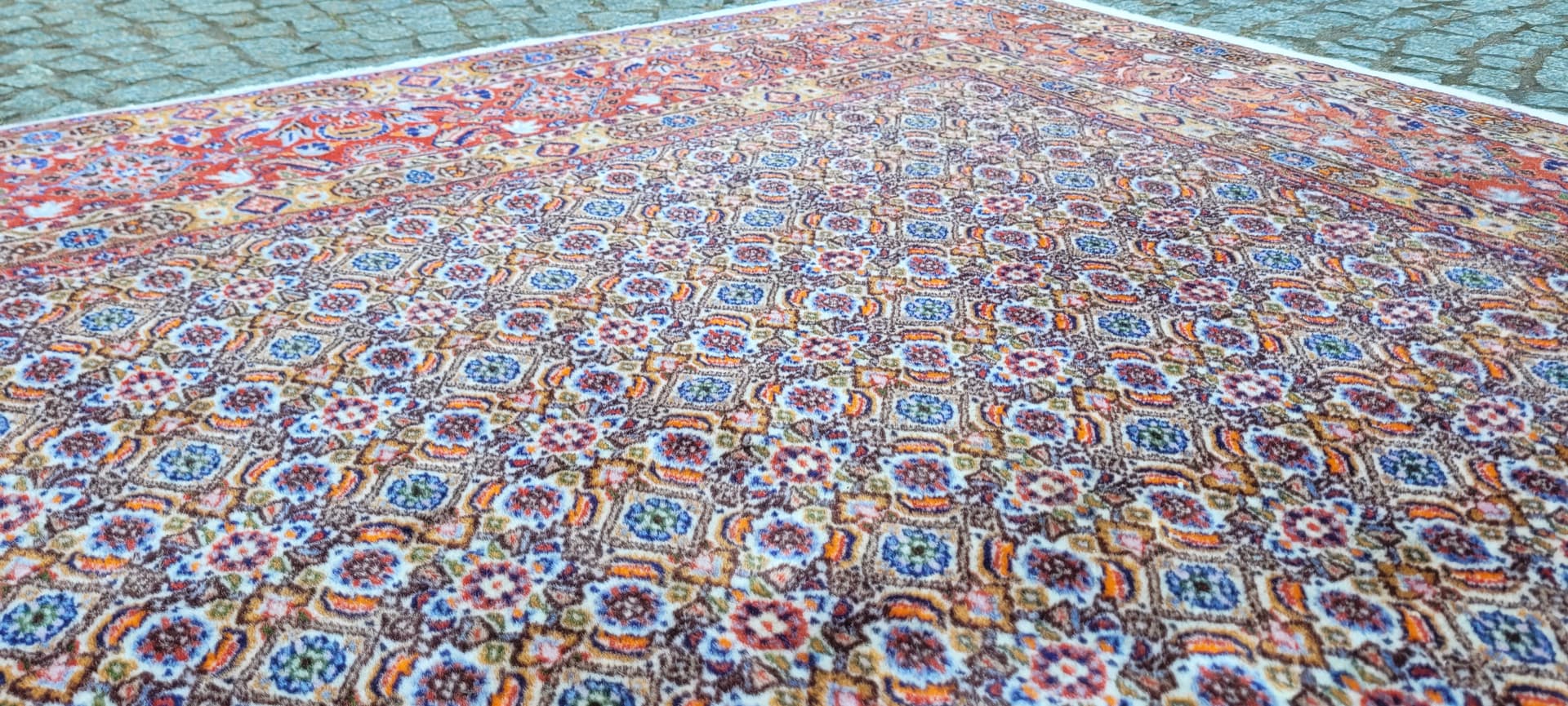 Dywan perski Moud, multikolor, wełna, Iran, 200x245 cm - 290214