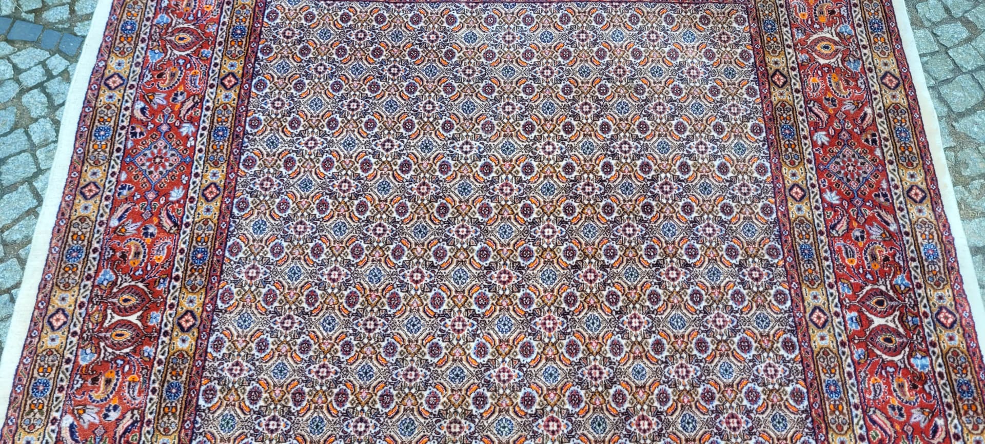 Dywan perski Moud, multikolor, wełna, Iran, 200x245 cm - 290225