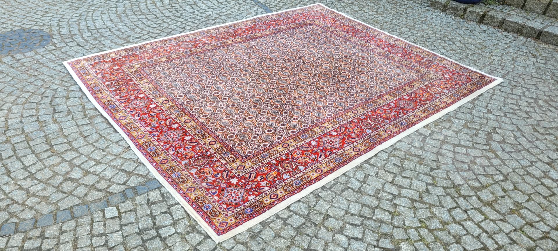 Dywan perski Moud, multikolor, wełna, Iran, 200x245 cm - 290213