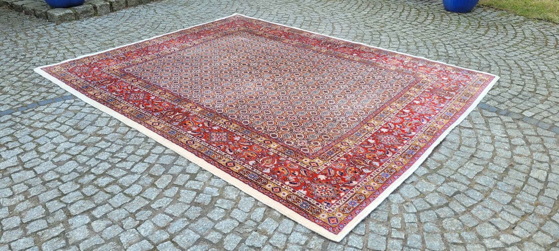 Dywan perski Moud, multikolor, wełna, Iran, 200x245 cm - 290219