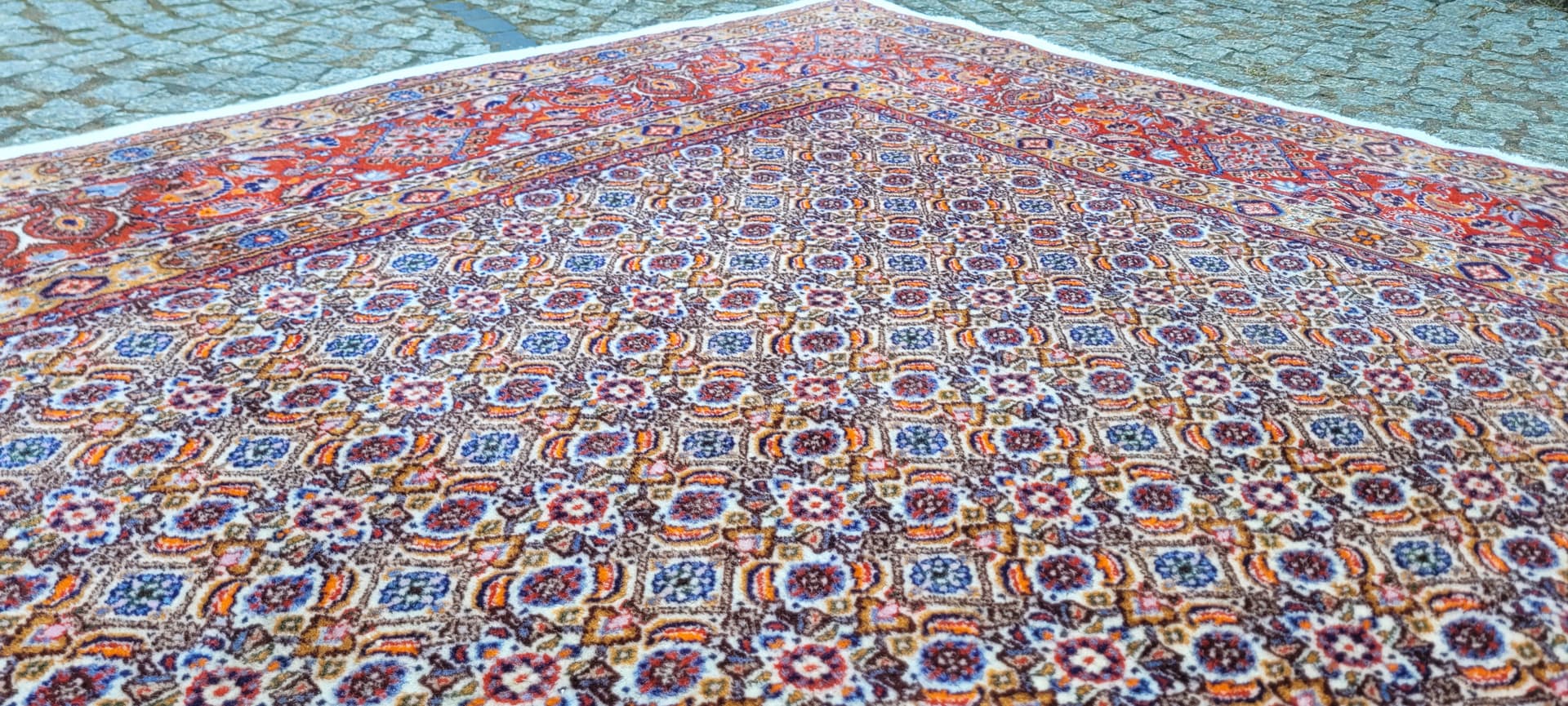 Dywan perski Moud, multikolor, wełna, Iran, 200x245 cm - 290216