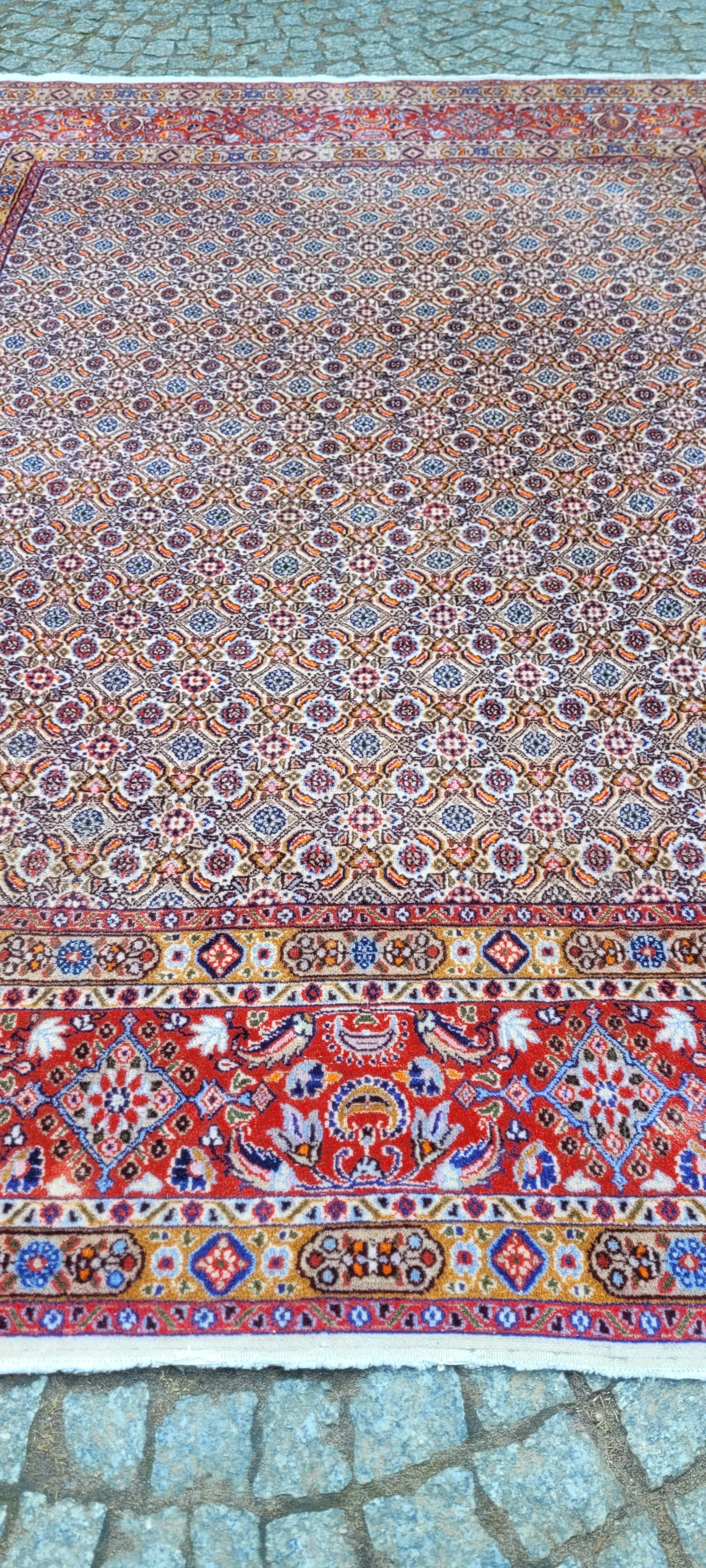 Dywan perski Moud, multikolor, wełna, Iran, 200x245 cm - 290215