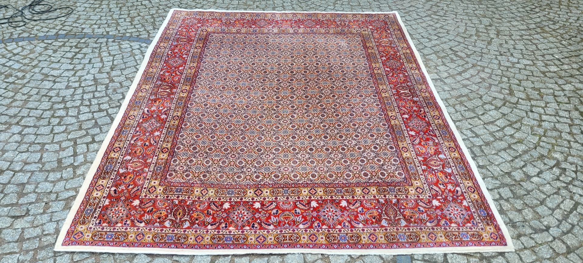 Dywan perski Moud, multikolor, wełna, Iran, 200x245 cm - 290224