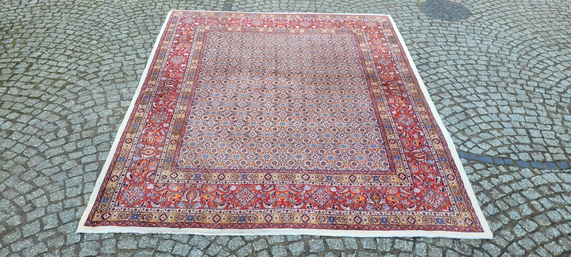 Dywan perski Moud, multikolor, wełna, Iran, 200x245 cm - 290222