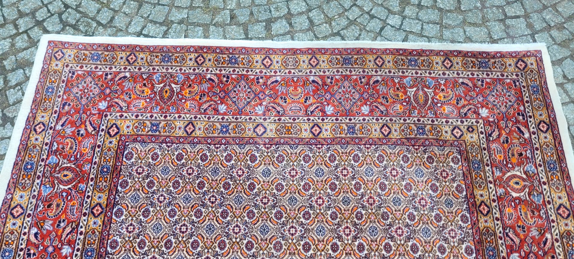 Dywan perski Moud, multikolor, wełna, Iran, 200x245 cm - 290223