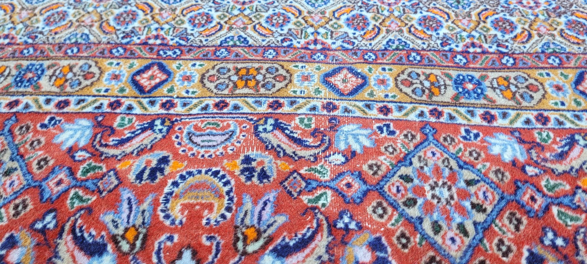 Dywan perski Moud, multikolor, wełna, Iran, 200x245 cm - 290212