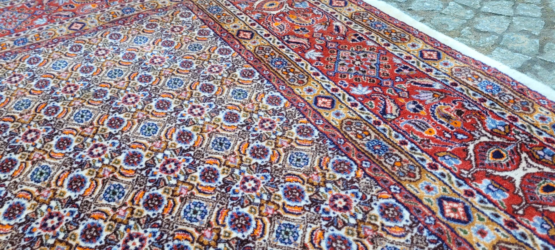 Dywan perski Moud, multikolor, wełna, Iran, 200x245 cm - 290221