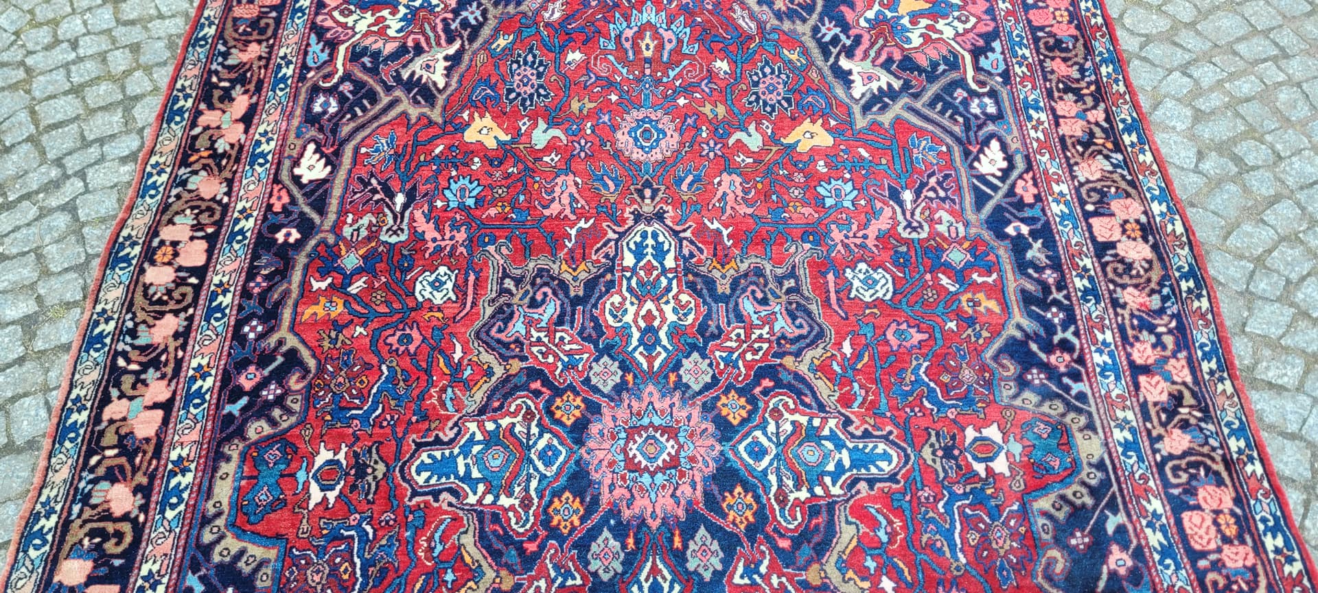 Dywan Bidjar, 175x280 cm, multikolor, wełna, Iran - 290239