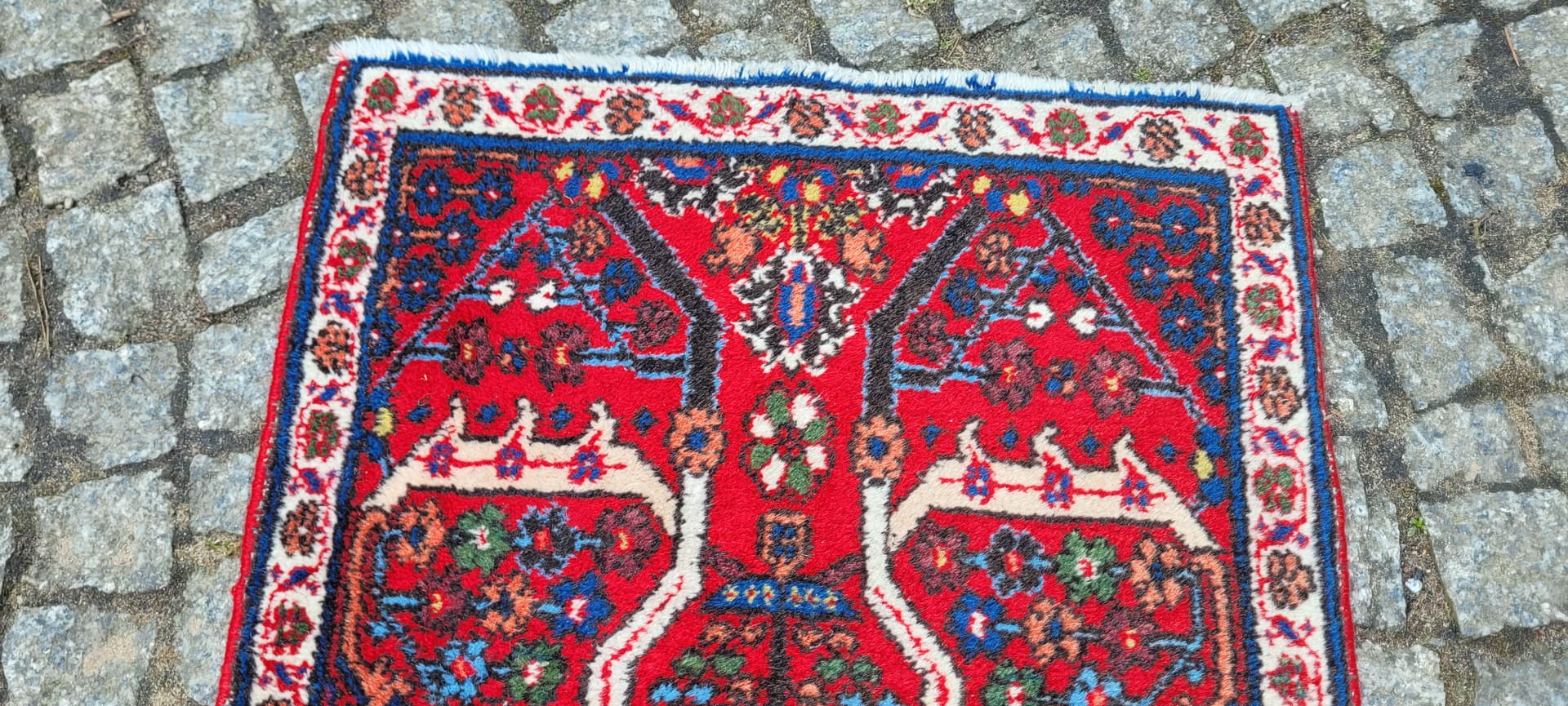 Dywan Dżuszegan 55x80 cm, multikolor, wełna, Iran - 290245