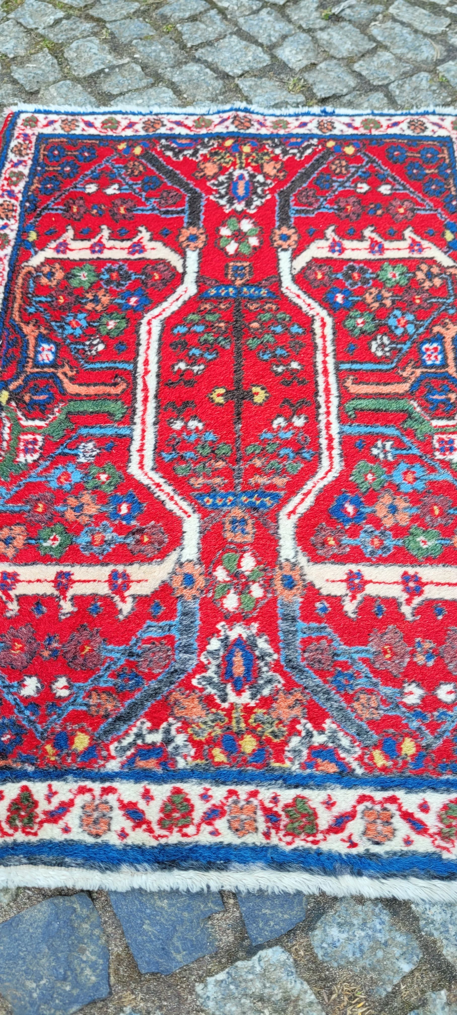 Dywan Dżuszegan 55x80 cm, multikolor, wełna, Iran - 290243