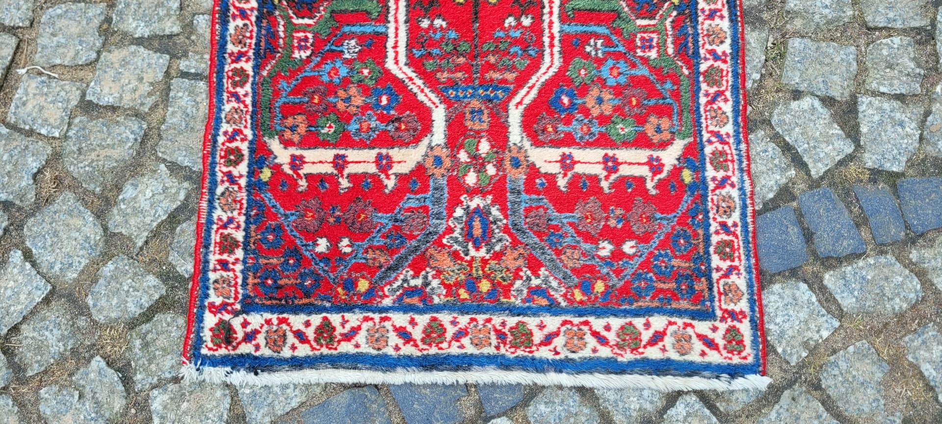 Dywan Dżuszegan 55x80 cm, multikolor, wełna, Iran - 290251