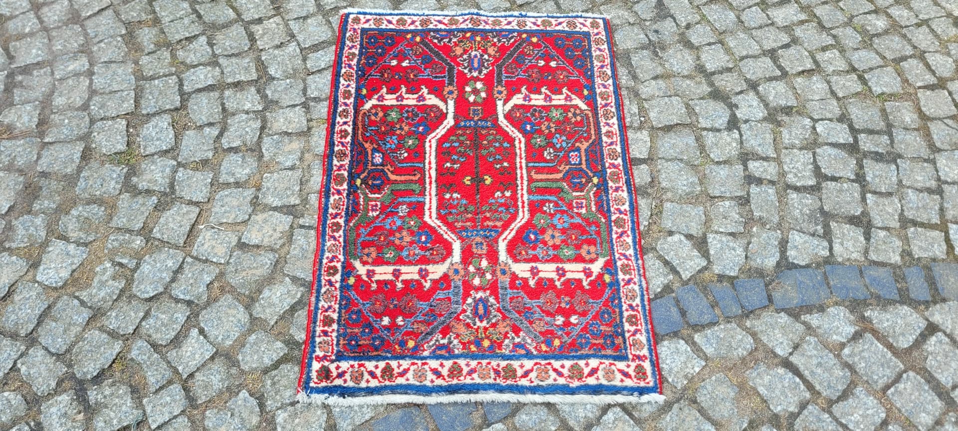 Dywan Dżuszegan 55x80 cm, multikolor, wełna, Iran - 290250