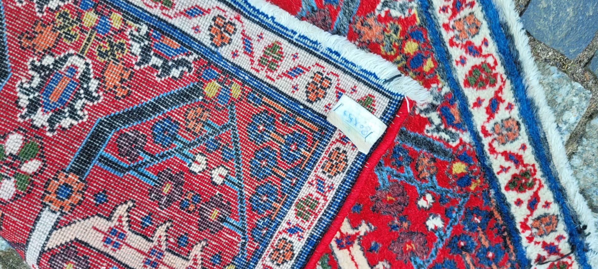 Dywan Dżuszegan 55x80 cm, multikolor, wełna, Iran - 290240