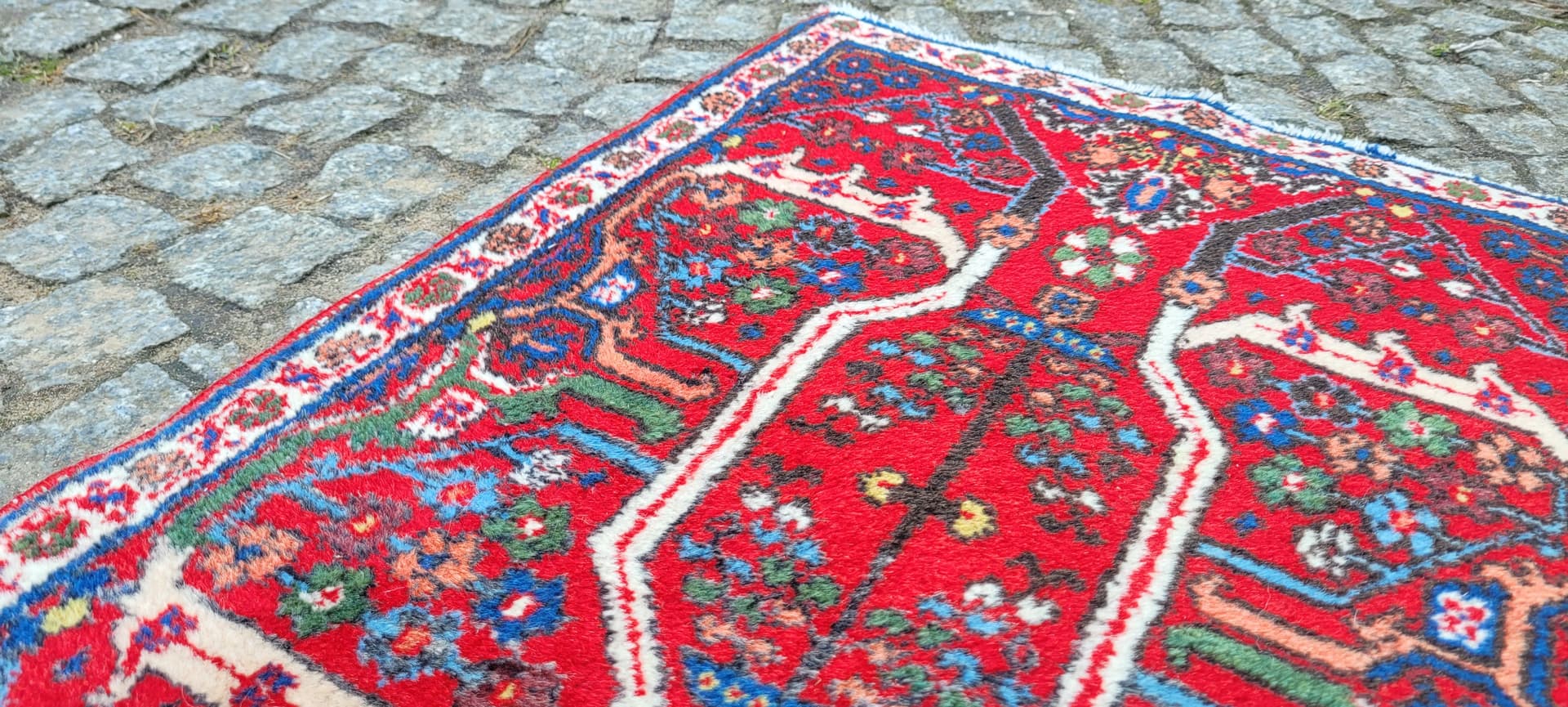 Dywan Dżuszegan 55x80 cm, multikolor, wełna, Iran - 290241