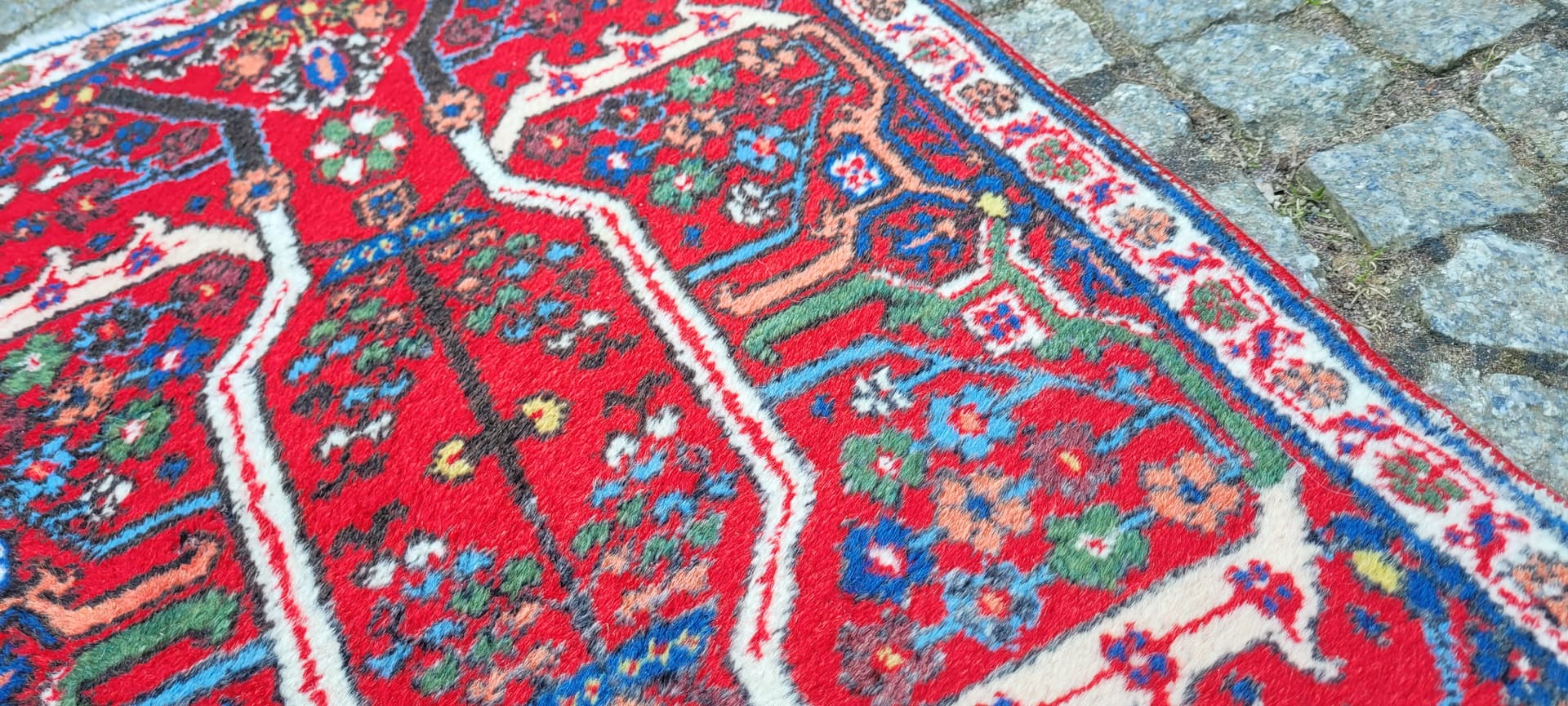 Dywan Dżuszegan 55x80 cm, multikolor, wełna, Iran - 290244