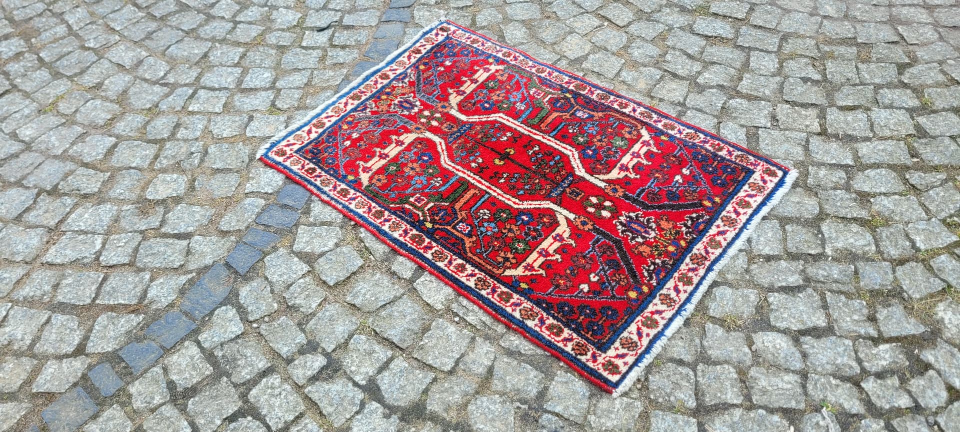 Dywan Dżuszegan 55x80 cm, multikolor, wełna, Iran - 290247