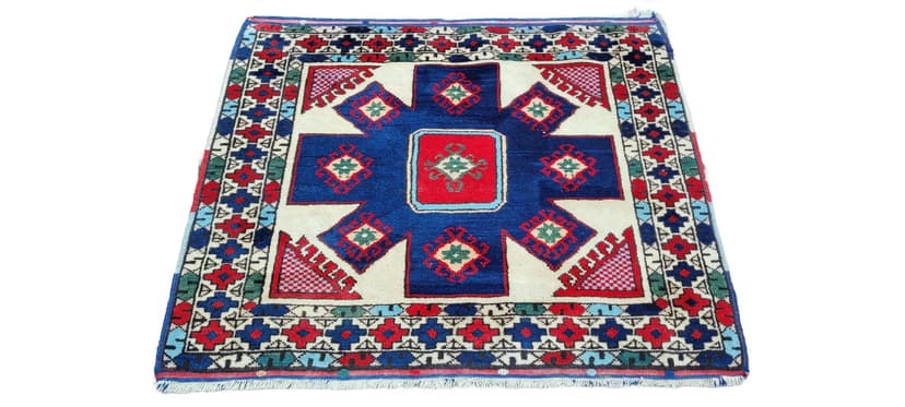 Dywan anatolijski, multikolor, wełna, Turcja, ok. 100x110 cm