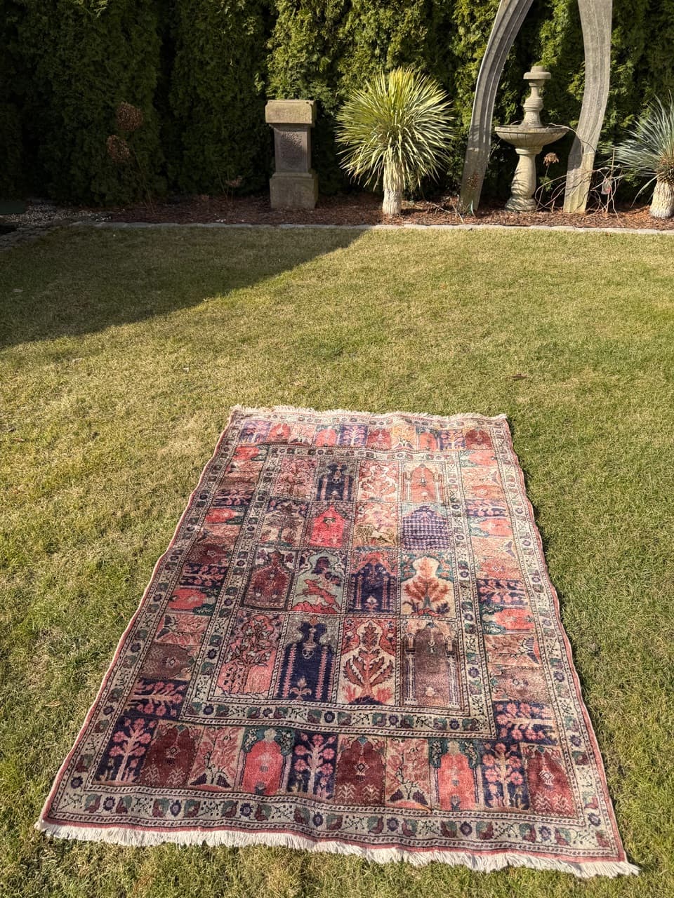 Dywan Kayserie 180x120 cm, jedwab naturalny multikolor, bawełna, Turcja, lata 90. - 290288