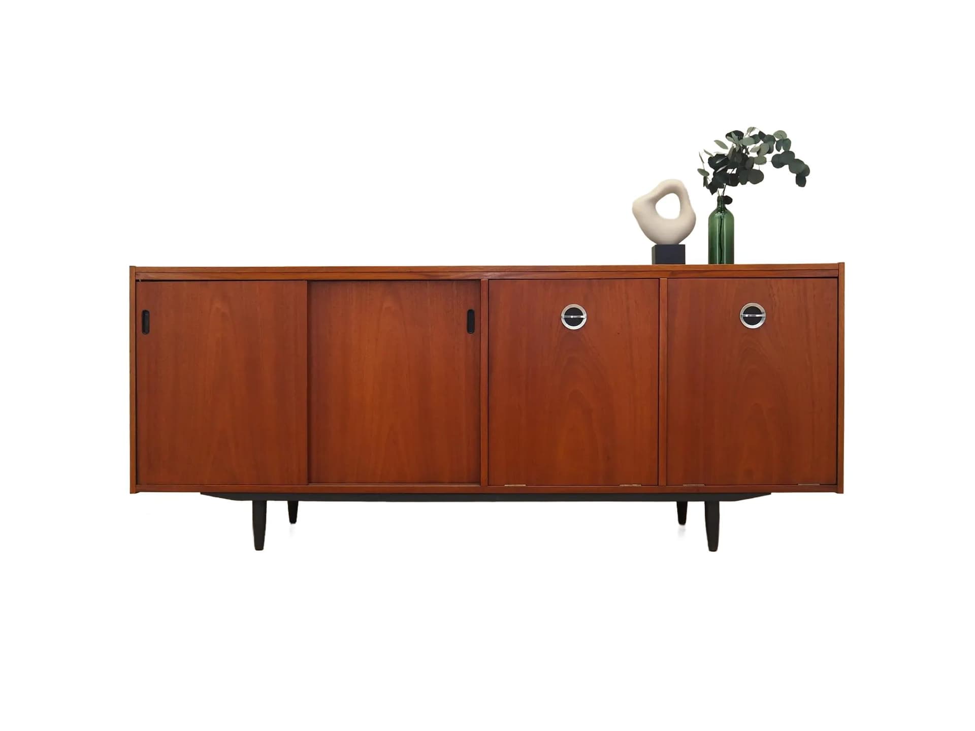 Sideboard, teak brązowy, Dania, lata 70.