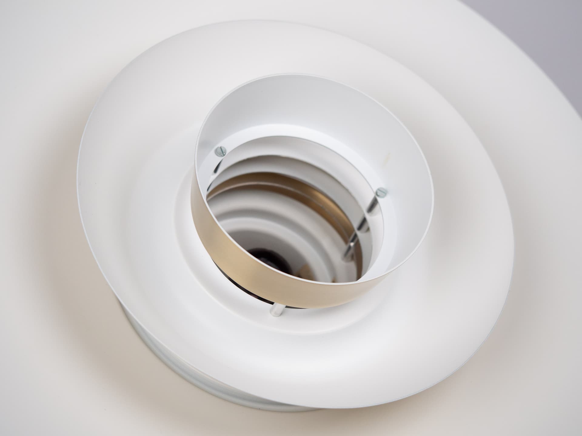 Lampa wisząca Superlight, aluminium złoty, proj. D. Mogensen, Dania, lata 80. - 290320