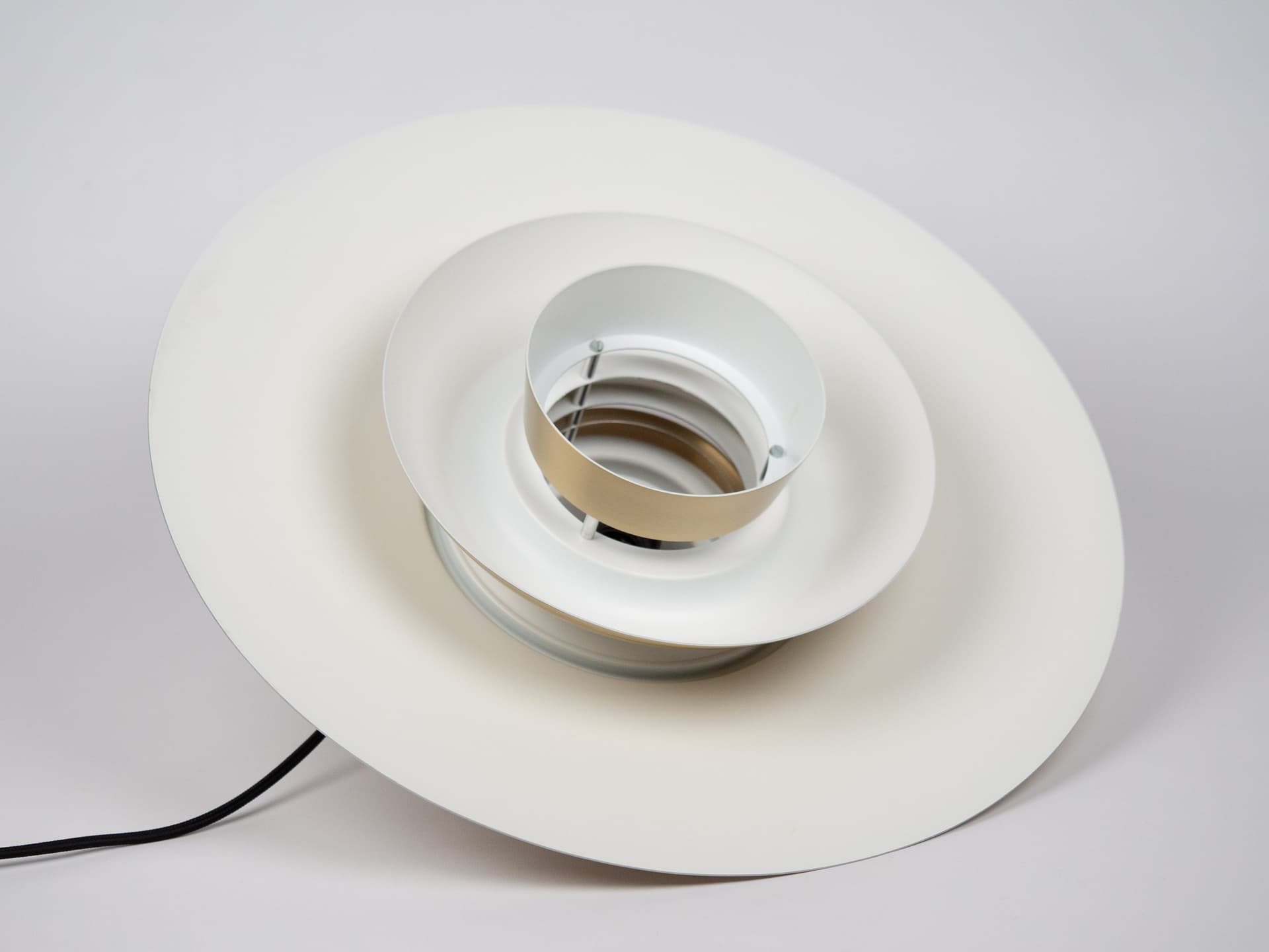 Lampa wisząca Superlight, aluminium złoty, proj. D. Mogensen, Dania, lata 80. - 290317