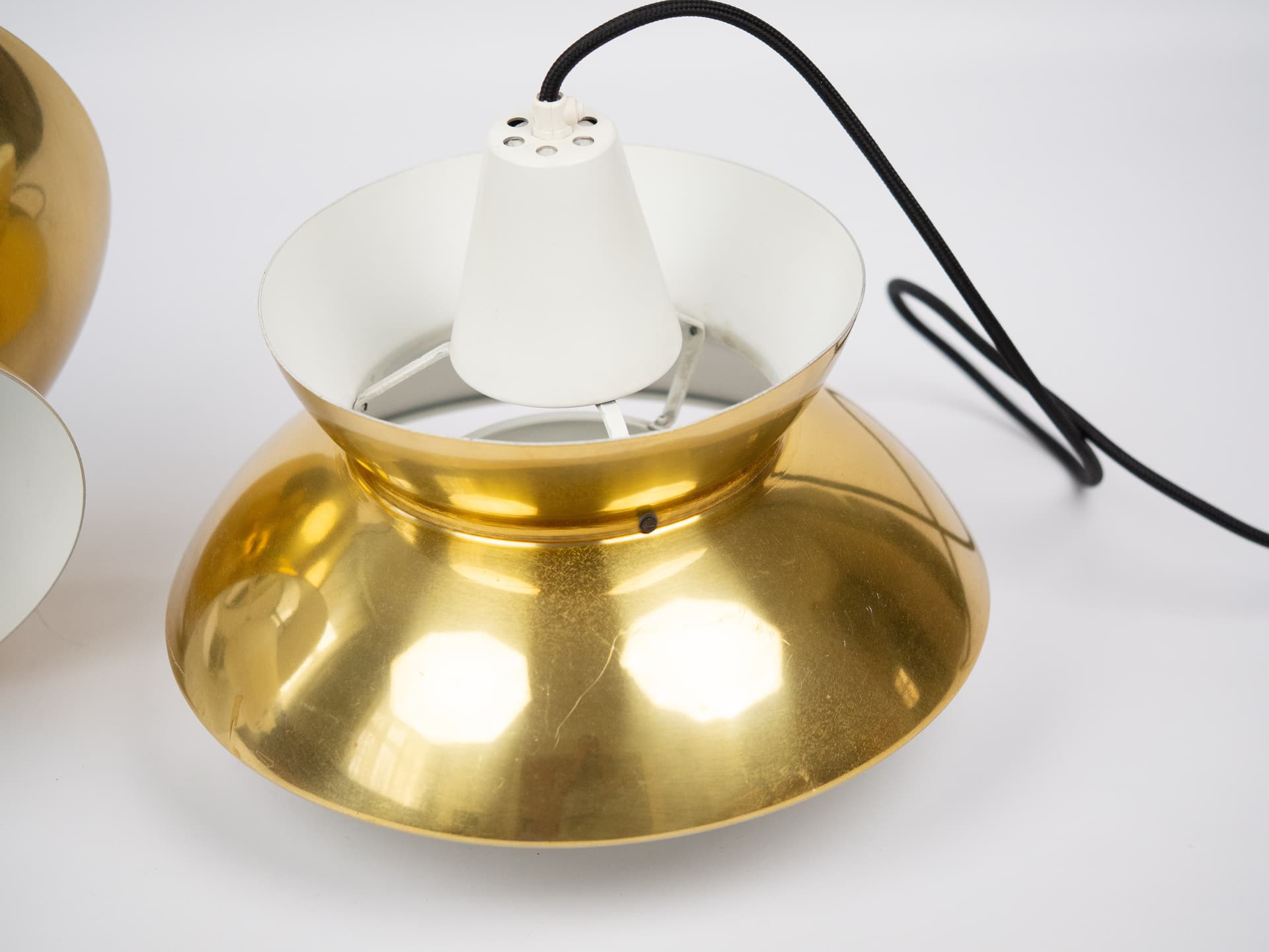 Para lamp wiszących Doo Top, złoty, Louis Poulsen, Dania, lata 70. - 290341