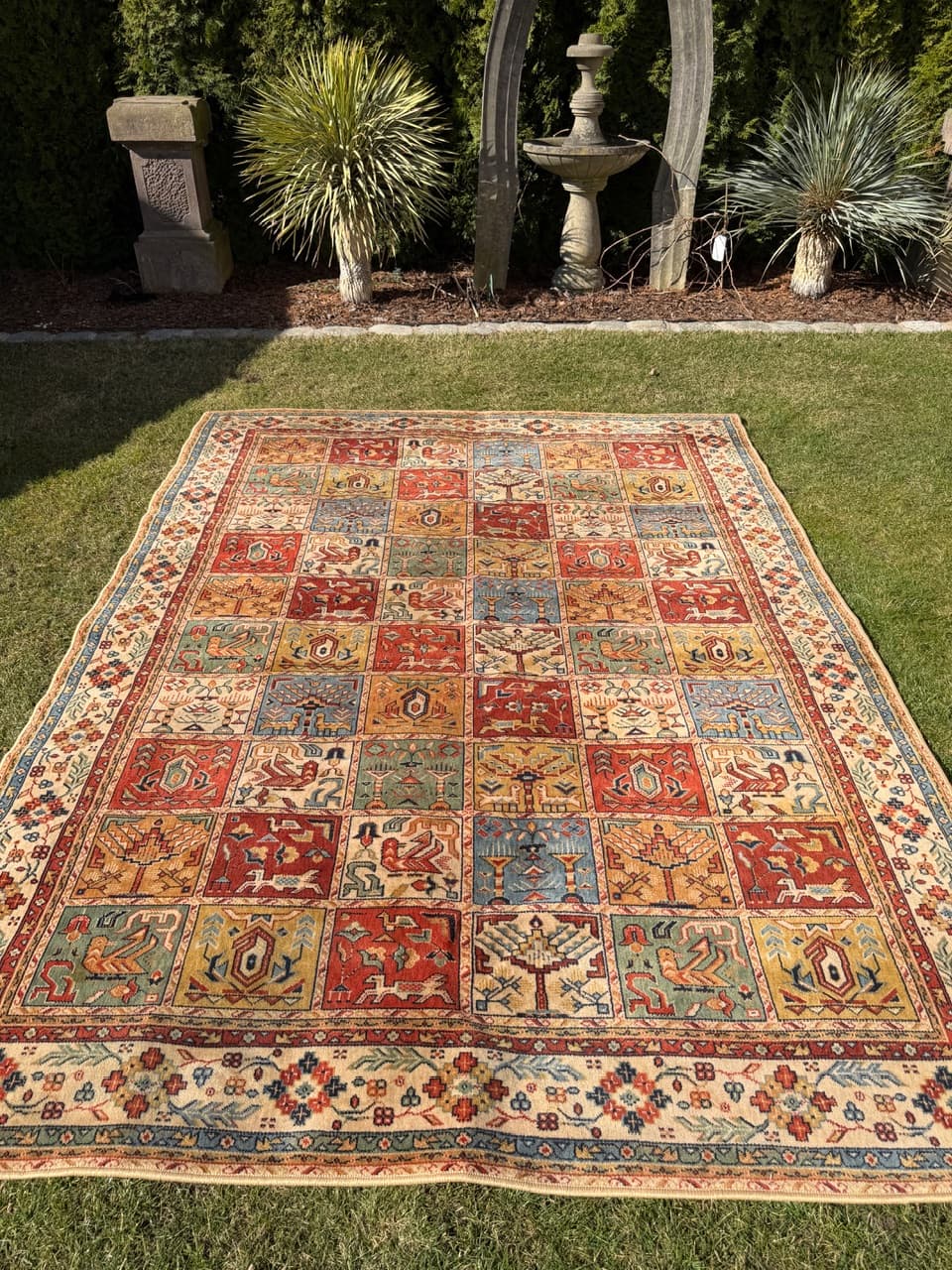 Dywan perski, multikolor, wełna, Niemcy, lata 90., 275x200 cm - 290482