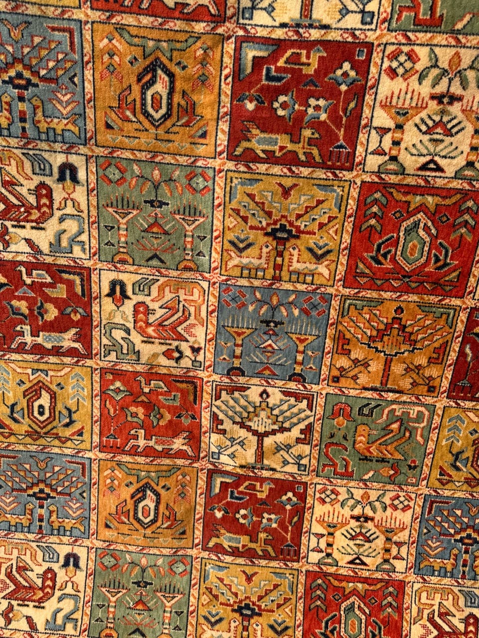 Dywan perski, multikolor, wełna, Niemcy, lata 90., 275x200 cm - 290477