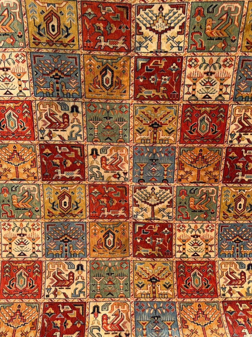 Dywan perski, multikolor, wełna, Niemcy, lata 90., 275x200 cm - 290478