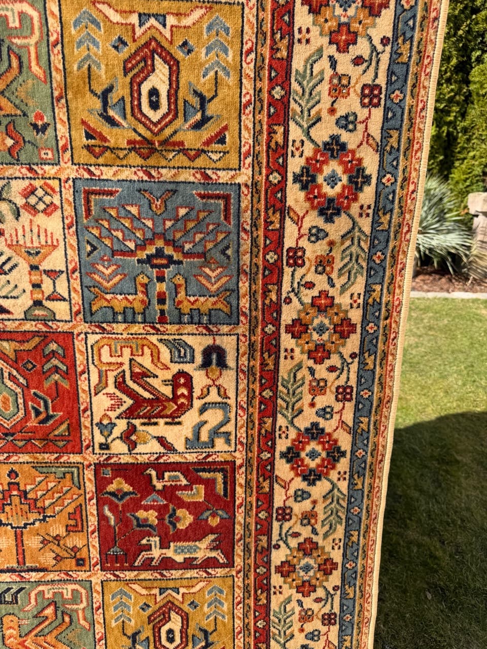 Dywan perski, multikolor, wełna, Niemcy, lata 90., 275x200 cm - 290475