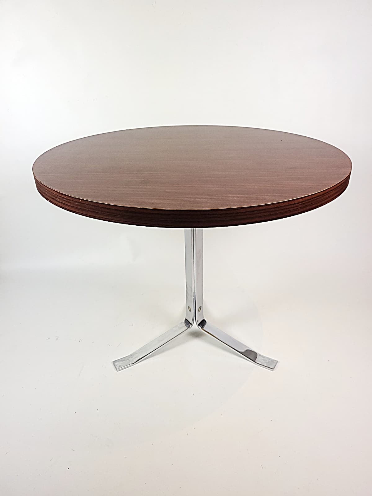 Coffee table, brown rosewood, chrome, 1970s. - 290508