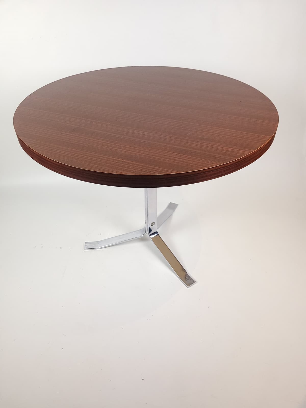 Coffee table, brown rosewood, chrome, 1970s. - 290510