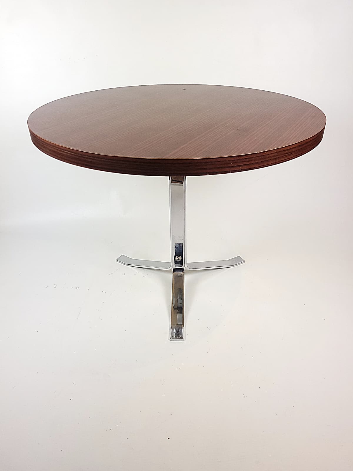 Coffee table, brown rosewood, chrome, 1970s. - 290506