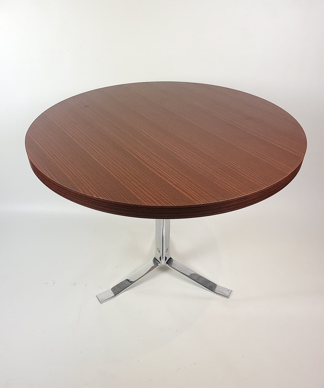 Coffee table, brown rosewood, chrome, 1970s. - 290513