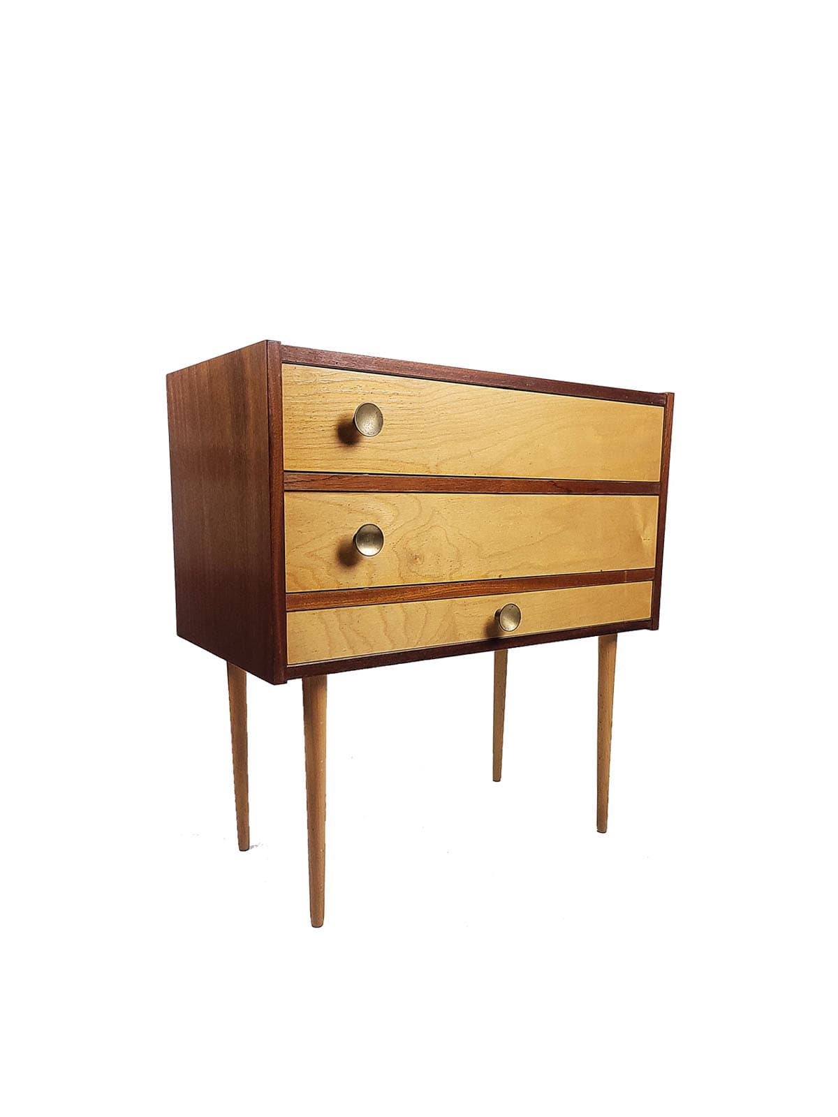 Niciak, drewno brązowy, lata 70. - 290531